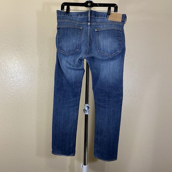 H&M Jeans Size 34/32 Slim Low Waist 100% Cotton Button Fly - Picture 2 of 16